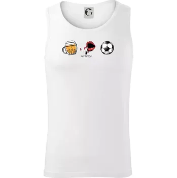 Hattrick fotbal - Tílko pánské Core - 2XL ( Bílá )