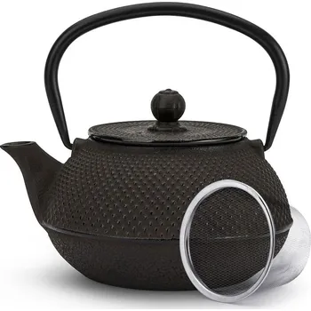 Konvice na čaj Litinová konvice s infuzérem SEA HNĚDÁ 0,6 l