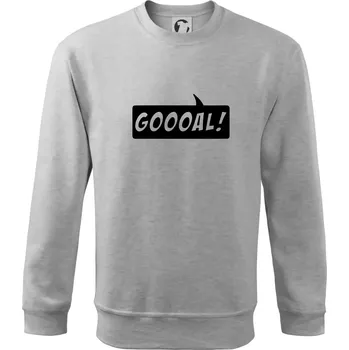 Chlapecké tričko Goooal - Mikina Essential dětská - 146 cm/10 let ( Světlešedý Melír )