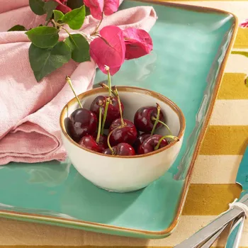 Misky / Salátové misky z kameniny ROSE TULIPANI CONCERTO AVORIO 7 cm 6 ks.