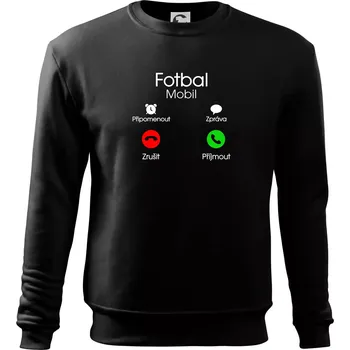 Chlapecké tričko Fotbal volá - Mikina Essential dětská - 146 cm/10 let ( Černá )