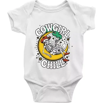 Kojenecký body Cowgirl Chill - Body kojenecké s krátkým rukávem - Krátký r. do 3 měs ( Bílá )