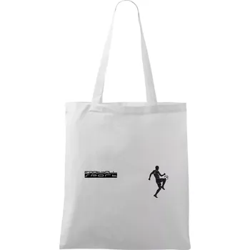 Football sport - Taška bavlněná - 42 x 38 cm ( Bílá )