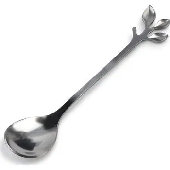 Stolování Lžička na kávu a čaj z nerezové oceli COOKINI CASA LEAVES 12 cm
