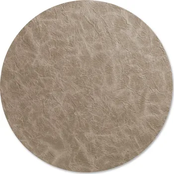 Stolní podložka KELA Kalea 38 cm hnědá - podložka na stůl / podložka na stůl z ekologické kůže