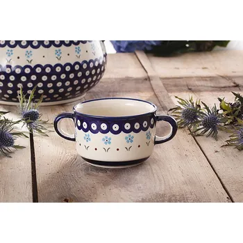 BOLESŁAWIEC GU-900 DEK. 168A 260 ml - keramická miska na vývar