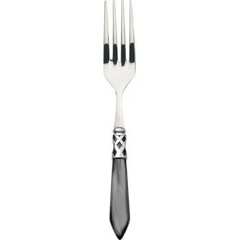 Příbor BUGATTI Aladdin Nero 24 cm grafit - vidlice na maso a salát z nerezové oceli