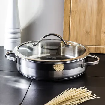Pánev Ocelová pánev s pokličkou SSW PULPO 24 cm