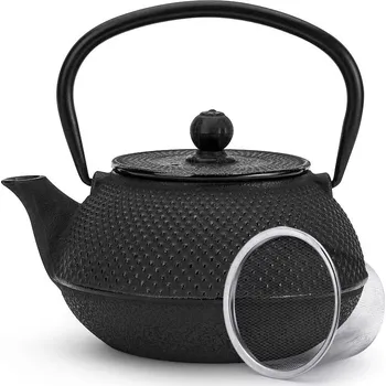 Konvice na čaj Litinová konvice s varným prvkem PEARL BLACK 0,6 l