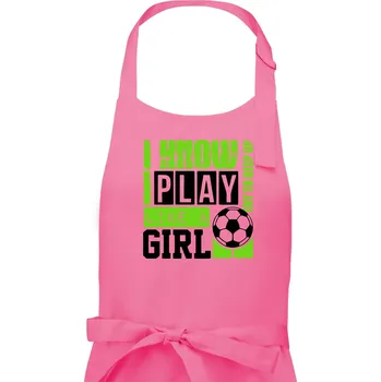 Kuchyňská zástěra Play girl - Pánská zástěra na vaření - Univerzální velikost ( Růžová )