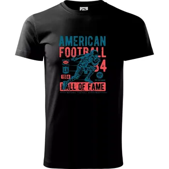 Pánské tričko American Football plakát - Triko extra velké (5-8XL) - 7XL ( Černá )