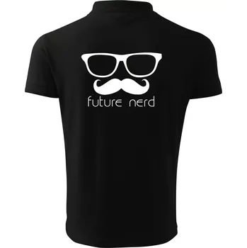 Pánská košile Future nerd - Polokošile pánská Pique Polo 203 - 4XL ( Černá )