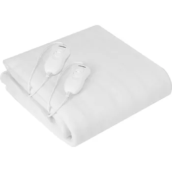 MESKO MS 7420 150 x 160 cm bílá - polyesterová elektrická deka