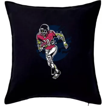 Polštář Zombie Football - Polštář 50x50 - 50x50 - Pouze potah ( Černá )