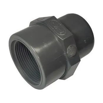 PVC spojka 40/50 mm lepení x 1 1/2" F