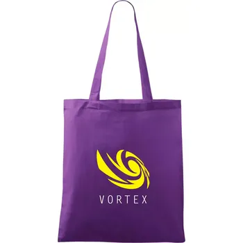 Vortex logo barevné - Taška bavlněná - 42 x 38 cm ( Fialová )