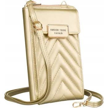 Kabelka 4U Cavaldi kabelka přes rameno eko kůže zlatá