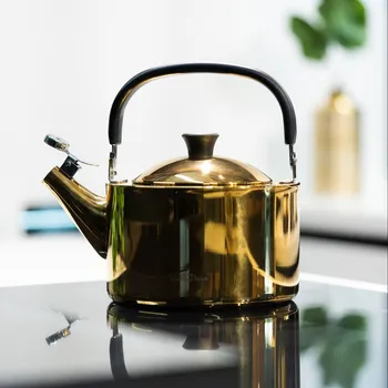 Konvice na čaj VIALLI DESIGN Diamante 1,5 l - nerezový konvice s píšťalkou