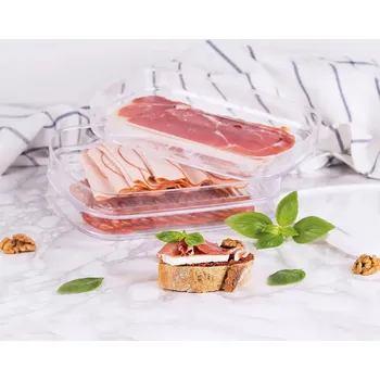 Dóza na potraviny Trojúrovňový kontejner na uzeniny AMUSE BASIC 0,75 l