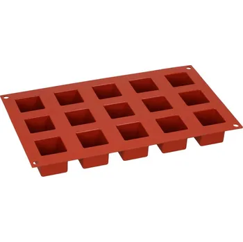 Jednorázové nádobí SILIKOMART Classic Cubo - forma na 15 silikonových čokoládových bonbonů