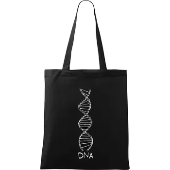 Cyklistovo DNA - Taška bavlněná - 42 x 38 cm ( Černá )