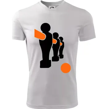 Fotbálek postavy - Dětské triko sportovní (dresovina) - 158 cm/12 let ( Bílá )