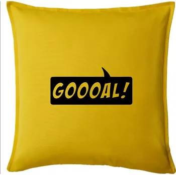Polštář Goooal - Polštář 50x50 - 50x50 - Pouze potah ( Žlutá )