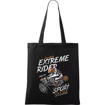 Extreme Rider - Taška bavlněná - 42 x 38 cm ( Černá )