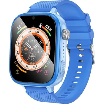 Digitální kamera Chytré hodinky HOCO pro děti s funkcí volání 4G Y101 modré