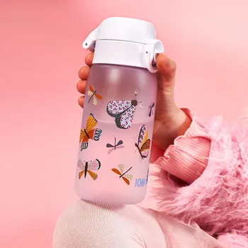 ION8 Recyclon Motýli 0,35 l - láhev / bidon pro děti na vodu a nápoje