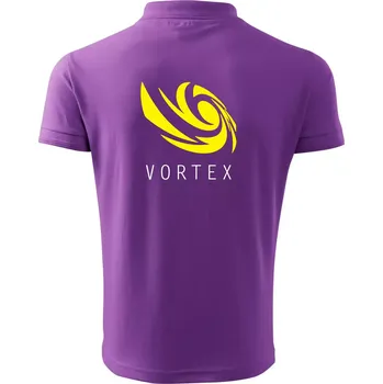 Vortex logo barevné - Polokošile pánská Pique Polo 203 - 2XL ( Fialová )