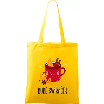 Bude svařáček - plecháček - Taška bavlněná - 42 x 38 cm ( Žlutá )
