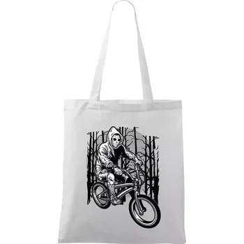 Nákupní taška Ride Bike To Kill - Taška bavlněná - 42 x 38 cm ( Bílá )