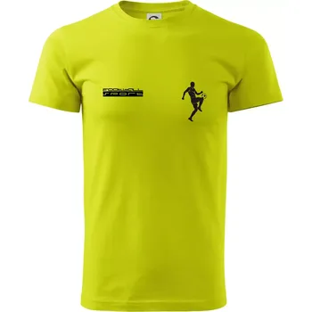 Pánské tričko Football sport - Klasické pánské triko vyšší gramáže - XS ( Limetková )