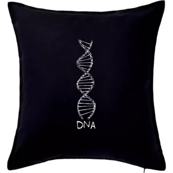 Polštář Cyklistovo DNA - Polštář 50x50 - 50x50 - Včetně výplně ( Černá )