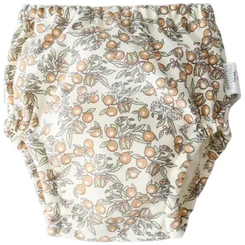 Plenkové kalhoty Bavlněné tréninkové kalhotky 11–15 kg Vzor pomeranče Pratelné látkové plenky Nepromokavé spodní prádlo pro děti Kojenecké opakované použití