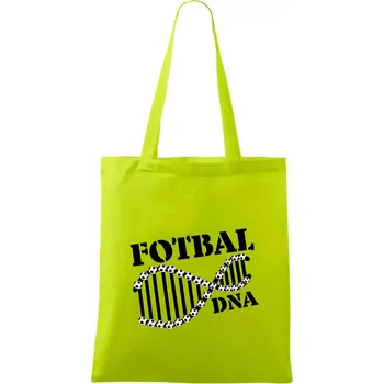 Fotbal DNA - Taška bavlněná - 42 x 38 cm ( Limetková )