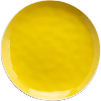 Talíř Keramický dezertní talíř FLORINA ARANCINI YELLOW 20,5 cm