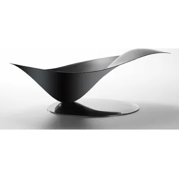 Nerezová mísa na ovoce BUGATTI PETALO černá