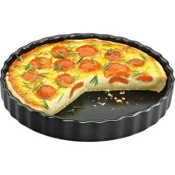 Forma na pečení KUCHENPROFI Burgund 28 cm černá - keramická forma na pečení koláčů