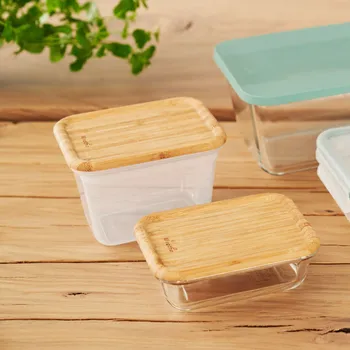 Bambusové uzavírání s těsněním pro nádobu ROTHO PAGAMALU