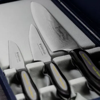 Kuchyňský nůž TOJIRO Flash 3 ks - kuchyňské nože z nerezové oceli