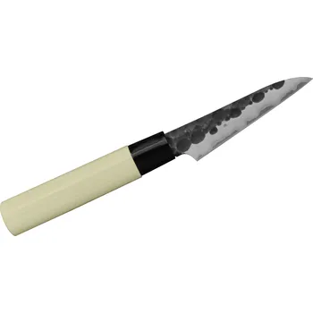 Kuchyňský nůž TOJIRO Zen Hammered 9 cm černý - ocelový nůž na zeleninu a ovoce