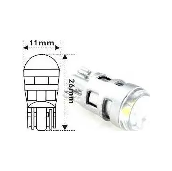 Autožárovka Žárovka LED T10 12V bílá, 2x SMD3030