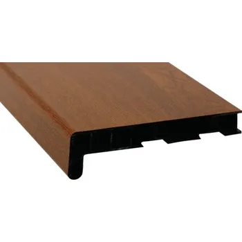 Parapet Parapet na míru PVC vnitřní s nosem Golden Oak 2178001 17/40x530 mm, délka na přání 500-5000 mm