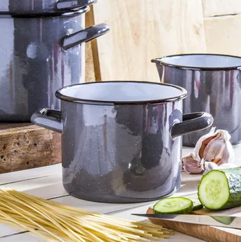 Hrnec Emailem pokrytý hrnec SILESIA RYBNIK 4,4 l