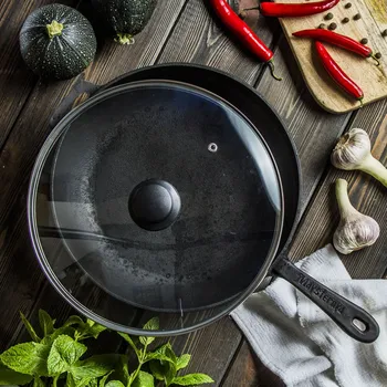 Pánev Litinová pánev s poklicí MAYSTERNYA IRON 28 cm