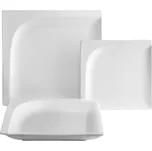 AMBITION Monaco 18 ks bílá - sada porcelánových talířů pro 6 osob