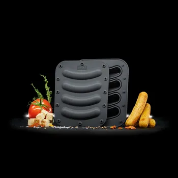 Nádobí LURCH Sausages black - silikonová forma na pečení párků