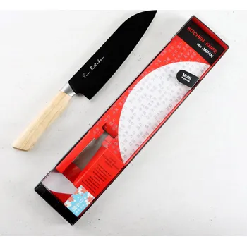 Kuchyňský nůž SATAKE Black Ash 17 cm - nůž Santoku z nerezové oceli